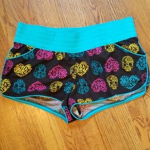 2/$20 Sugar Skull Shorts Size M